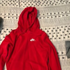 Nike Bold Red Pullover Hoodie